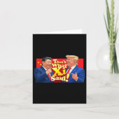 Funny Xi And Trump Laughing Shirt - That's What Sh カード (正面)