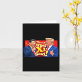 Funny Xi And Trump Laughing Shirt - That's What Sh カード (黄色い花)