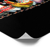 Funny Xmas Chicken Farmer Christmas Matching Famil ポスター (角)