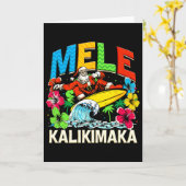 Funny Xmas Couples I Have Everything I Want For Ch カード (黄色い花)