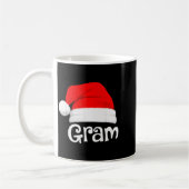Funny Xmas Pajama Group Matching Gram Christmas Ha コーヒーマグカップ (左)
