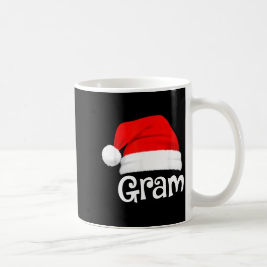 Funny Xmas Pajama Group Matching Gram Christmas Ha コーヒーマグカップ (右)