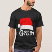 Funny Xmas Pajama Group Matching Gram Christmas Ha Tシャツ (正面)