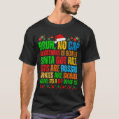 Funny Xmas School Generation Alpha Gen A Slang Chr Tシャツ (正面)