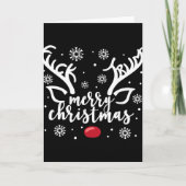 Funny Xmas Subtle Hidden Message Merry Christmas R カード (正面)