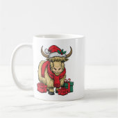 Funny Yak Lover Xmas Holiday Santa Yak Christmas コーヒーマグカップ (左)