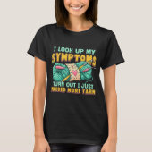 Funny Yarn Symptoms Needed More Yarn Knitting Croc Tシャツ (正面)