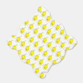 Funny Yellow Cartoon Birds Doodle Drawing  フェイバーボックス (折り畳みなし)