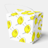 Funny Yellow Cartoon Birds Doodle Drawing  フェイバーボックス (裏面サイド)