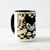 Funny Yellow Labubou-Inspired Mug | Cute Bold マグカップ (正面左)