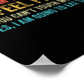 Funny Yes I Am Pregnant I Feel Fine Pregnancy New  ポスター (角)