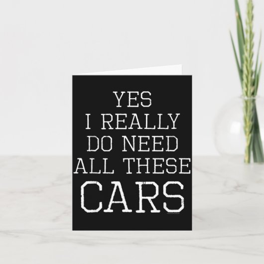 Funny Yes I Really Do Need All These Garage Mechan カード (正面)