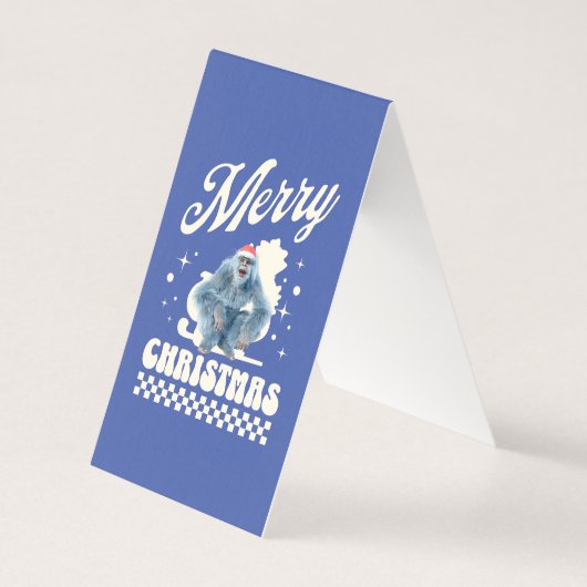 Funny Yeti - Merry Christmas (正面)