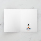 Funny Yoga Birthday カード (内部)