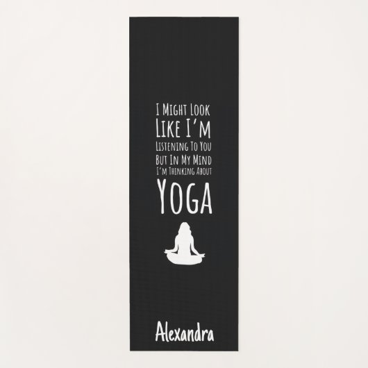 Funny Yoga Mats Exercise Stretch Relax Fitness ヨガマット (正面)