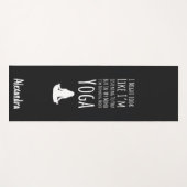 Funny Yoga Mats Exercise Stretch Relax Fitness ヨガマット (正面(横))