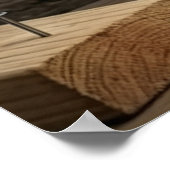 Funny Yorkie Construction Worker Poster – Playful ポスター (角)