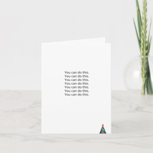 Funny You Can Do This Kids Birthday Party 招待状 (正面)