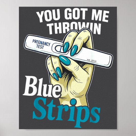 Funny You Got Me Throwin Blue S 引用 ポスター (正面)