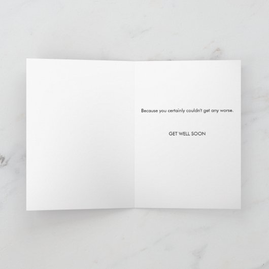 Funny You Have To Get Better カード (内部)