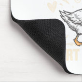 Funny You Make My Heart Go Honk Silly Goose Valent マウスパッド (コーナー)