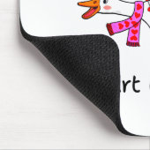 Funny You Make My Heart Go Honk Silly Goose Valent マウスパッド (コーナー)