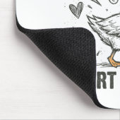 Funny You Make My Heart Go Honk Silly Goose Valent マウスパッド (コーナー)