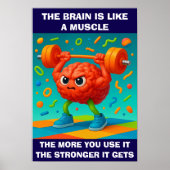 Funny Your Brain Is Like a Muscle ポスター (正面)