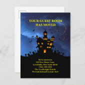Funny Your Guest Room Moved to Haunted House 案内ポストカード (正面/裏面)