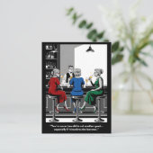 Funny "You're Never Too Old for New Goals" Card ポストカード (スタンド正面)