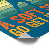 Funny You're Soft Pickleball Serve If Looking Play ポスター (角)