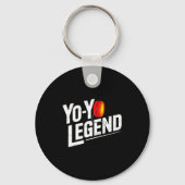 Funny Yoyo Player Legend Yo-yo Performer キーホルダー (正面)