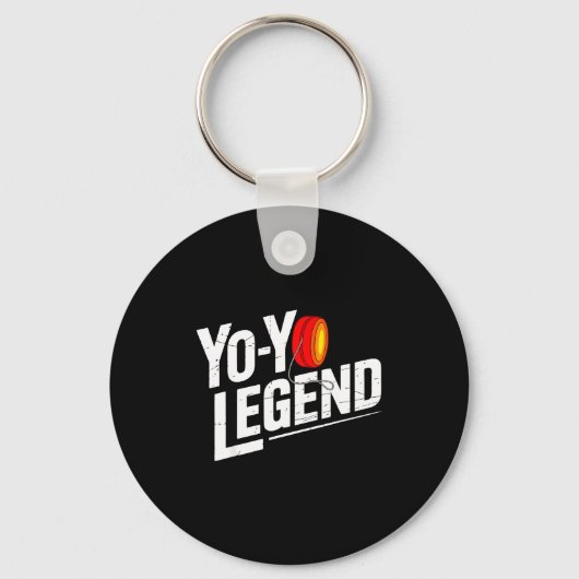Funny Yoyo Player Legend Yo-yo Performer キーホルダー (正面)
