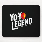 Funny Yoyo Player Legend Yo-yo Performer  マウスパッド (正面)