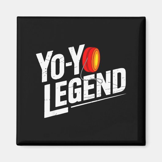 Funny Yoyo Player Legend Yo-yo Performer  マグネット (正面)