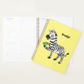 Funny zebra cartoon illustration プランナー手帳 (ディスプレー)