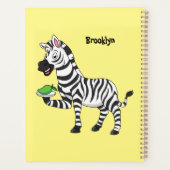 Funny zebra cartoon illustration プランナー手帳 (裏面)