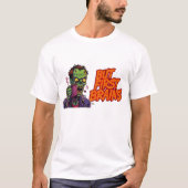 Funny Zombie Couple Shirts | But First Brains Tee Tシャツ (正面)