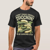 Funny Zucchini Lover Garden Vegetable Veggie Vegan Tシャツ (正面)
