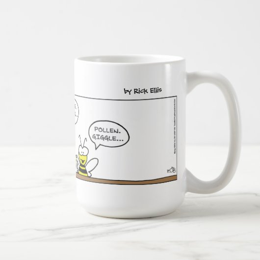 FunnyBirds & Bees コーヒーマグカップ (右)