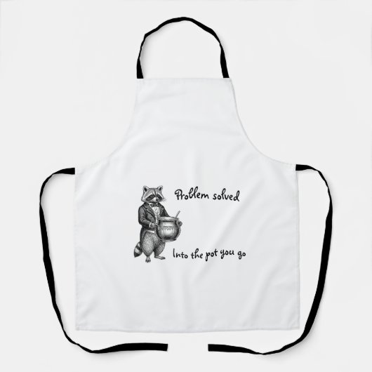 FunnyCooking Apron for Chefs All-Over Print Apron エプロン (正面)