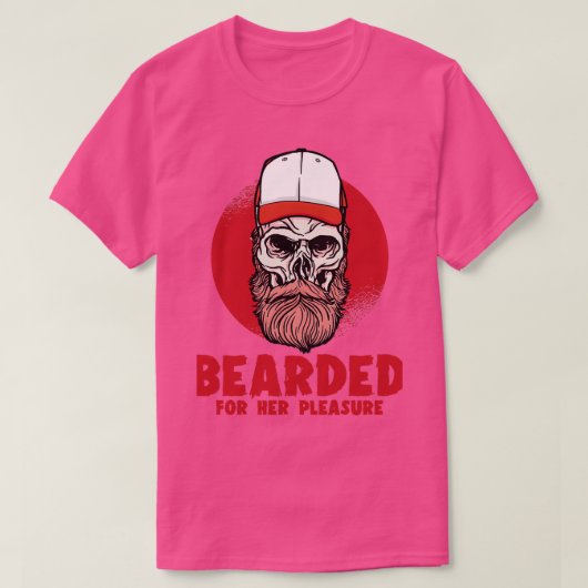FunnyFullBeardedMenBeardedForHerPleasure 1 Tシャツ (デザイン正面)
