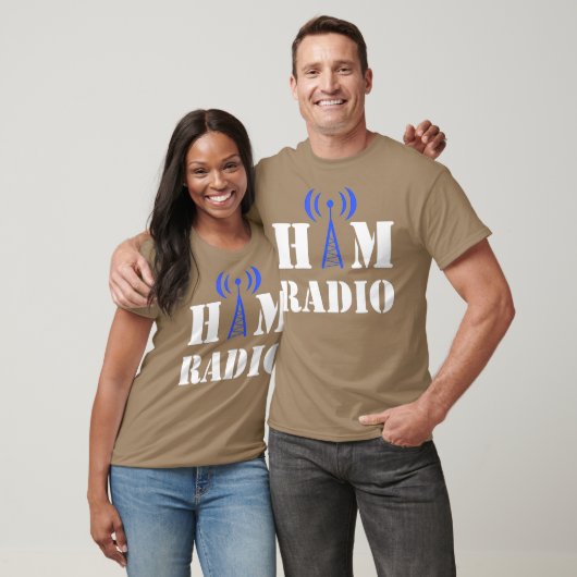 FunnyHAM RADIO Shortwave Radio Operator引用文 Tシャツ (ユニセックス)
