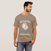 Funnyouch me and your first boing lesson is free b tシャツ (正面フル)