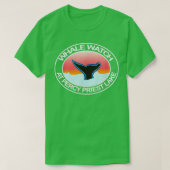 FunnyWhaleWatchAtPercyPusticeLakeTennesseeTailWate Tシャツ (デザイン正面)