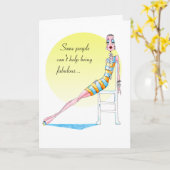 #Funnywomenbirthday #funnycardsforwomen カード (黄色い花)