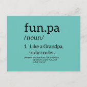 Funpa Like A Grandpa Only Cooler ポストカード (正面)