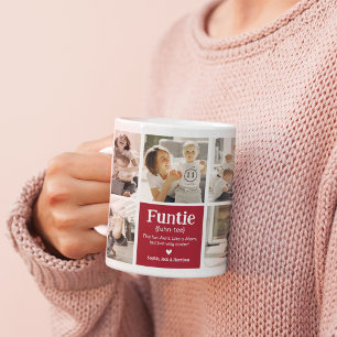 Funtie フォトコラージュでおばちゃん定義 かわいい モダンなおばさん コーヒーマグカップ