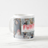 Funtie Auntieおもしろいフォトコラージュ コーヒーマグカップ (正面左)