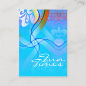 FunTimesパーティー招待状カード エンクロージャーカード (裏面)